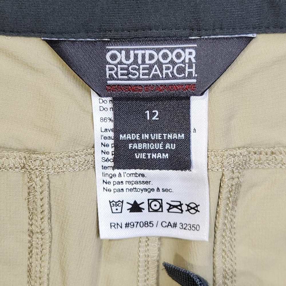 Outdoor Research Ferrosi Pants Womens 12 Beige Cargo Stretch Hiking Outdoor - Picture 3 of 10
